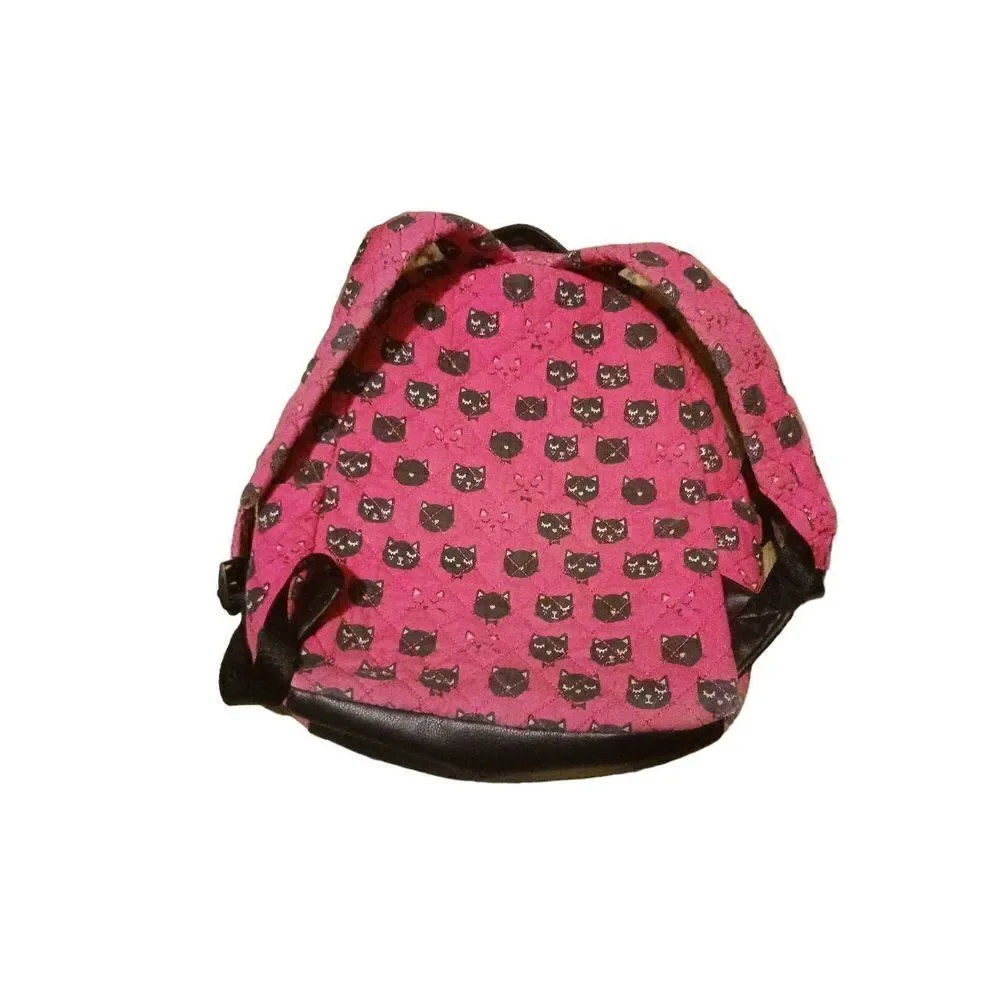 Betsy Johnson black cat backpack